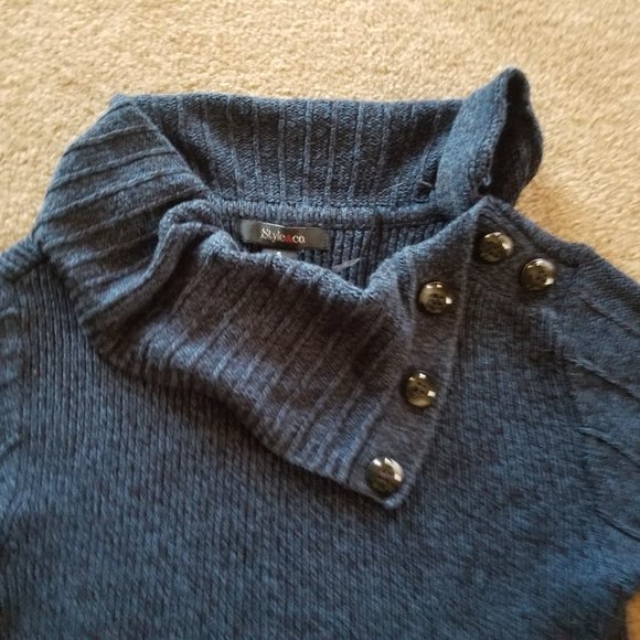 Style & Co. Women Cardy Knit Tunic Sweater Size S - Picture 4 of 7